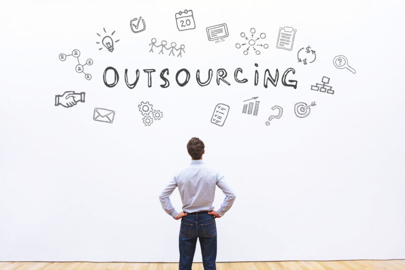 outsourcing business concept