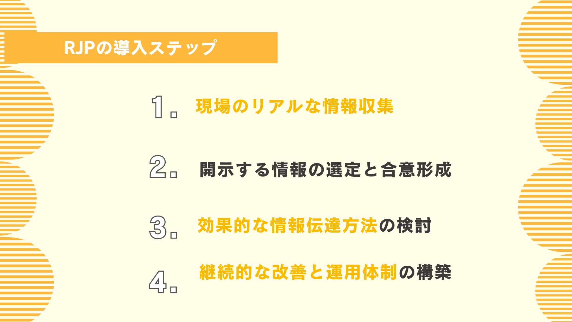 RJPの導入ステップ
