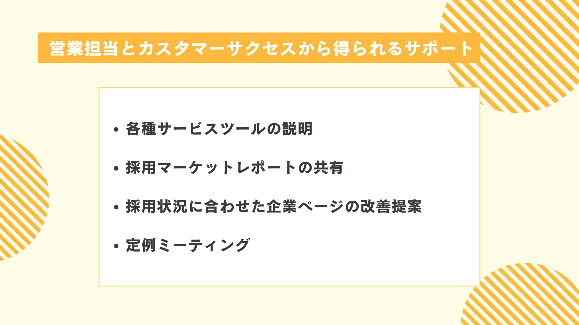ワンキャリアの営業担当とカスタマーサクセスから得られるサポート